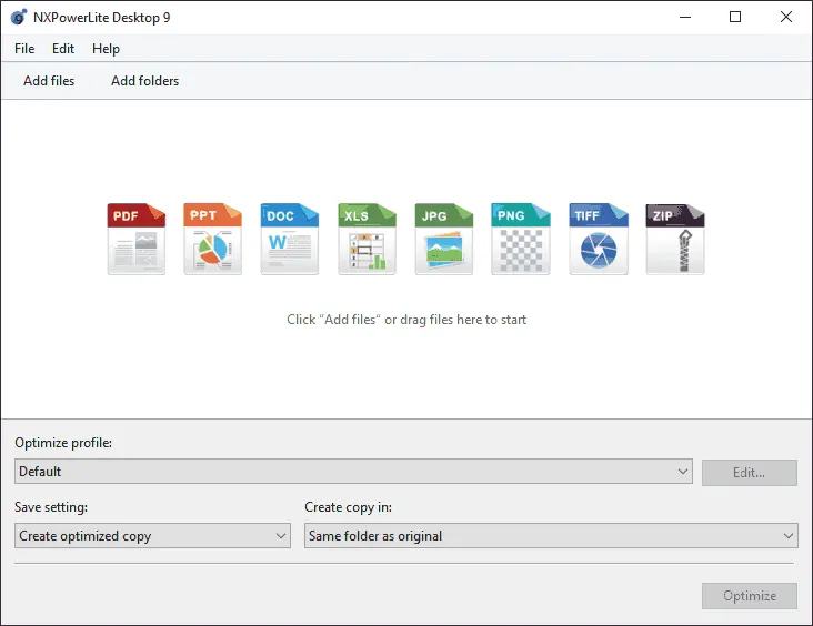 NXPowerLite Desktop Screenshot 1
