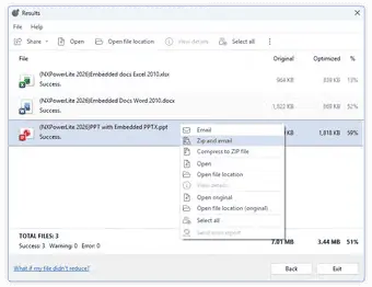 NXPowerLite Desktop Screenshot 2