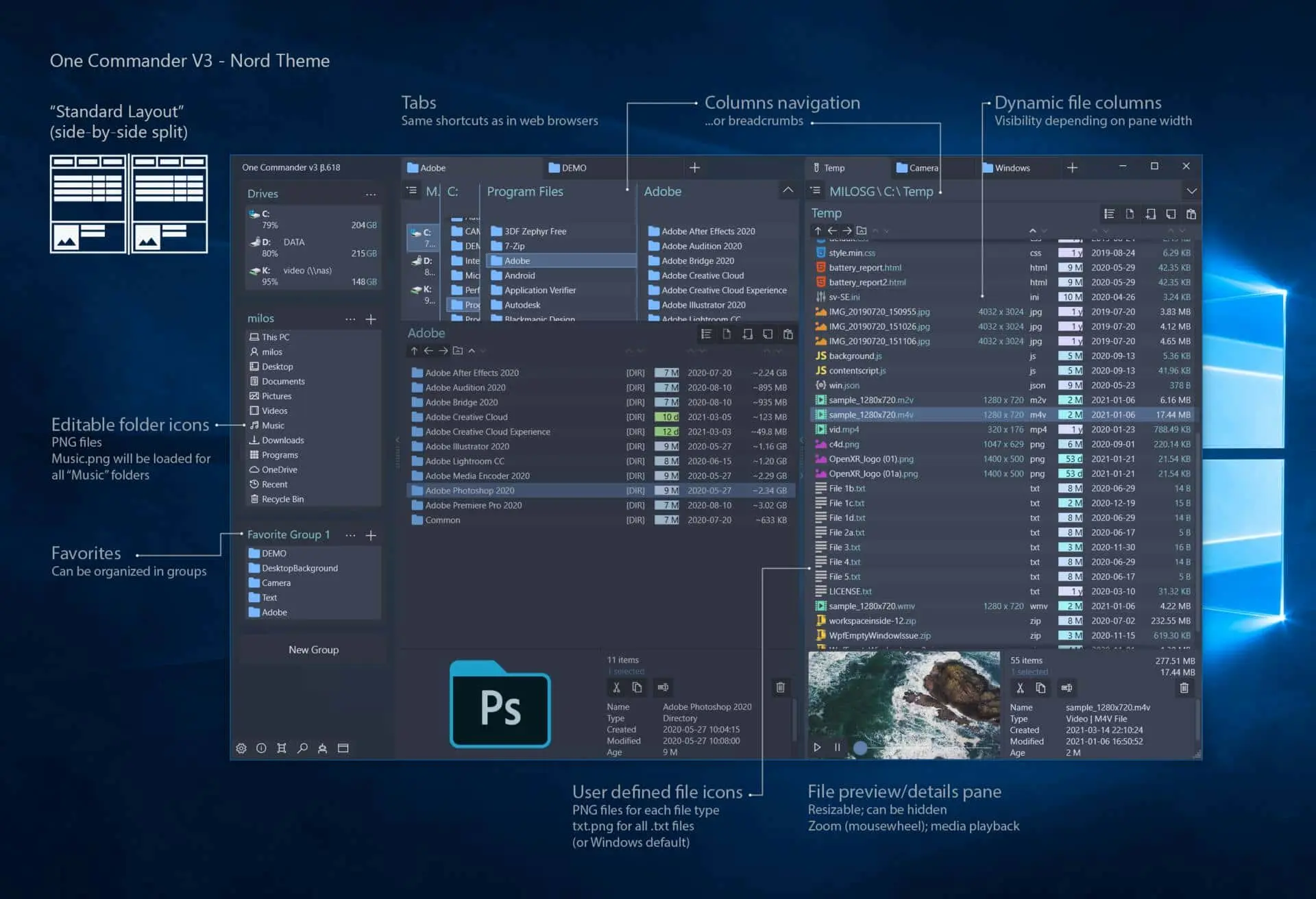 One Commander Screenshot 1