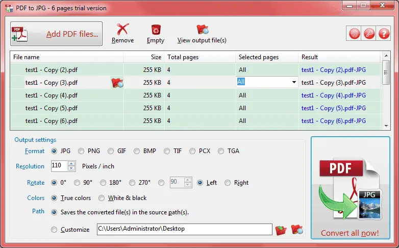 PDF Helper PDF To JPG Screenshot 1