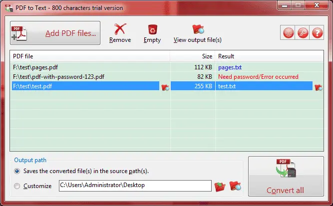 PDF Helper PDF To Text Screenshot 1