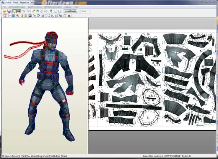 Pepakura Designer Screenshot 1