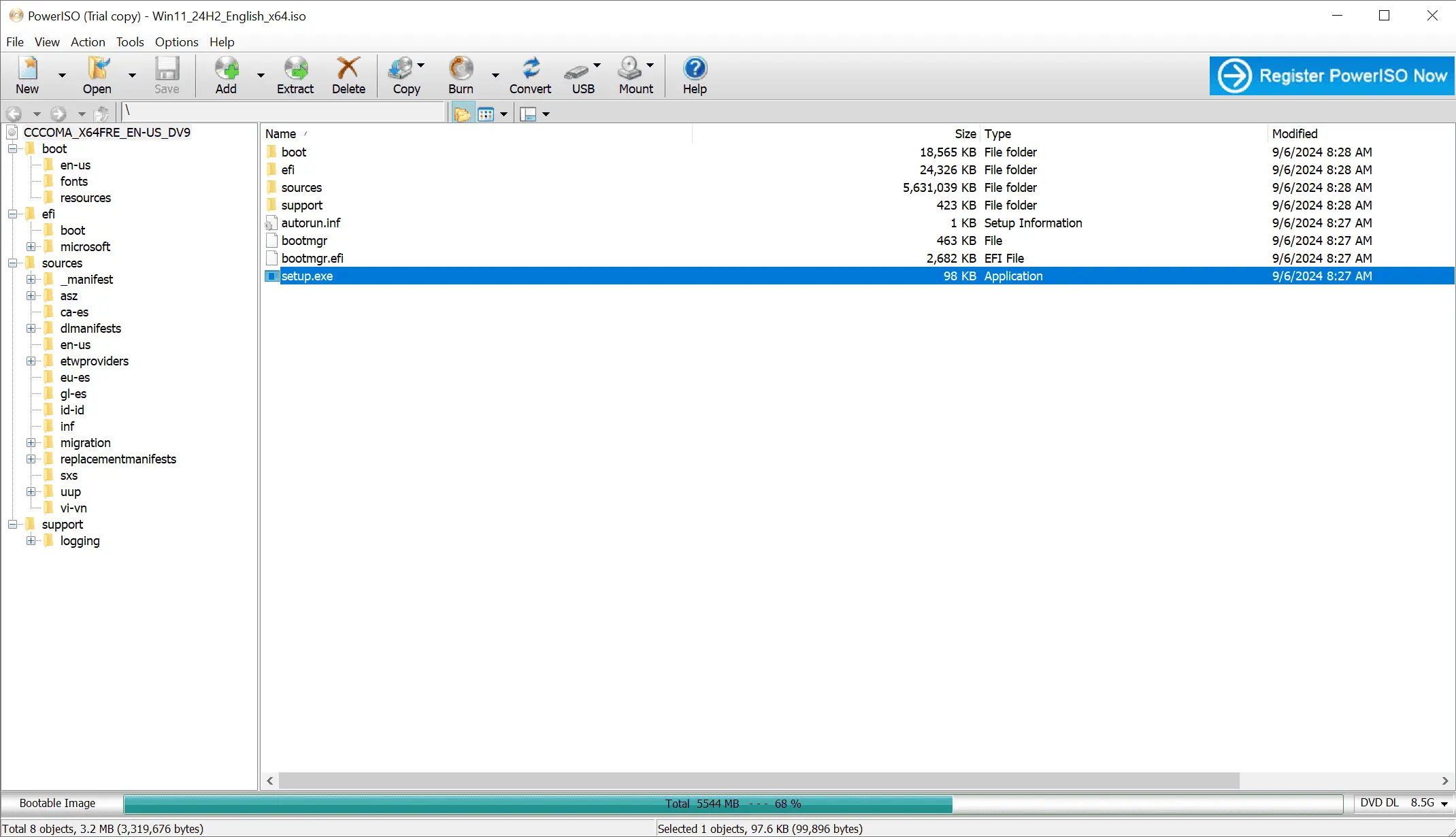 PowerISO Screenshot 1