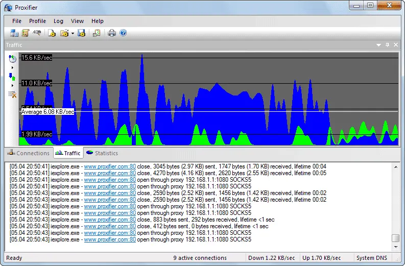 Proxifier Screenshot 2