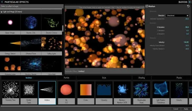 Red Giant Trapcode Suite Screenshot 1