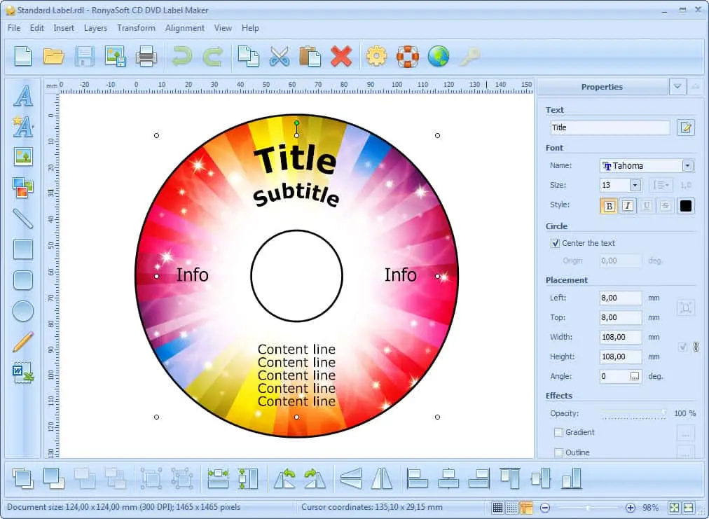 Ronyasoft CD DVD Maker Screenshot 1