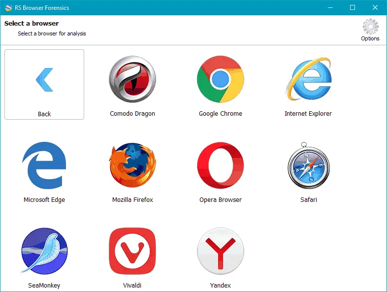 RS Browser Forensics Screenshot 1