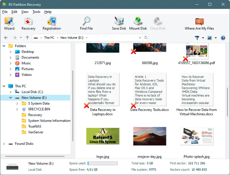 RS Partition Recovery Screenshot 2