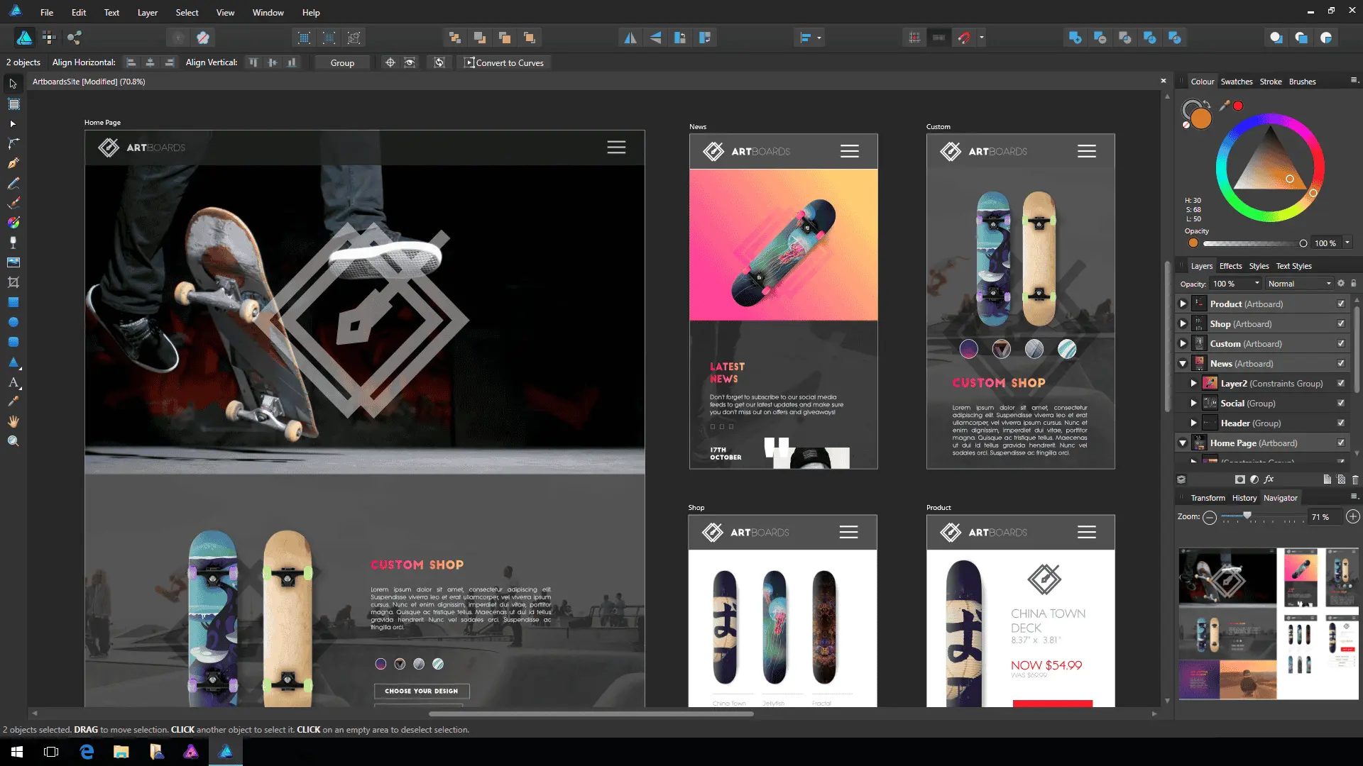 Serif Affinity Designer Screenshot 2