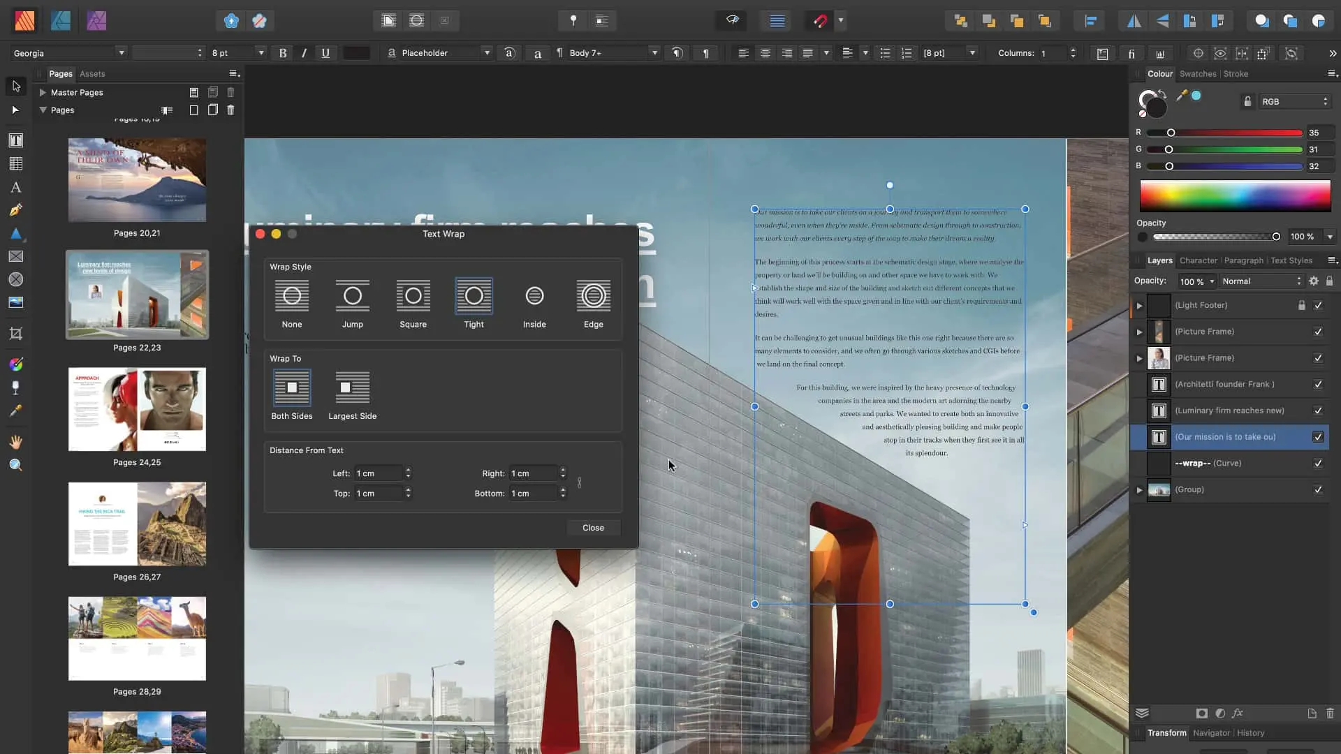 Serif Affinity Publisher Screenshot 2