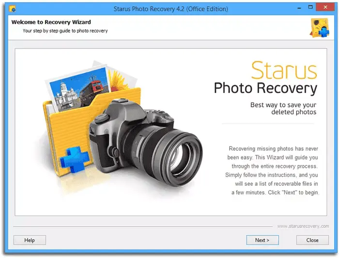 Starus Photo Recovery Screenshot 1