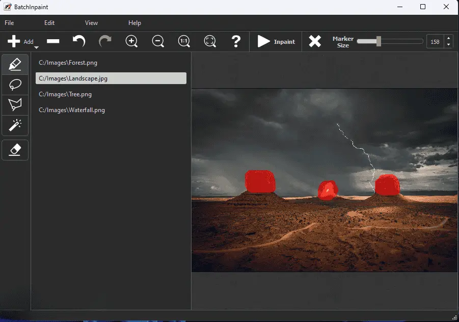 Teorex Batch Inpaint Screenshot 1