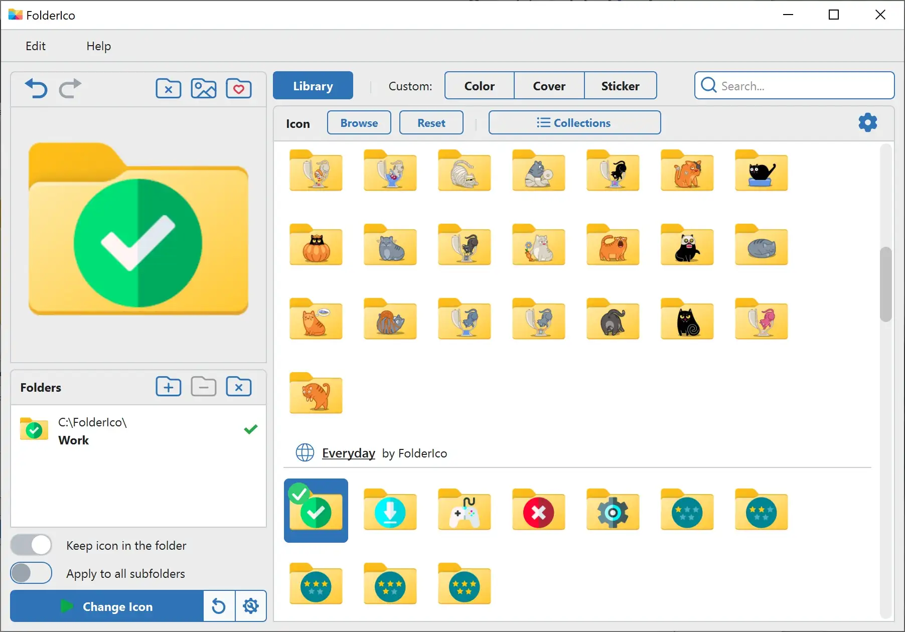 Teorex FolderIco Screenshot 1