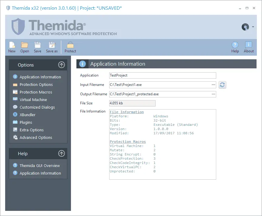 Themida Screenshot 1