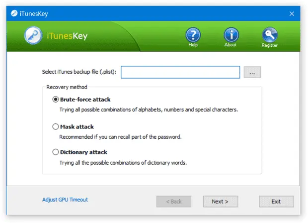 Top Password iTunes Key Screenshot 1