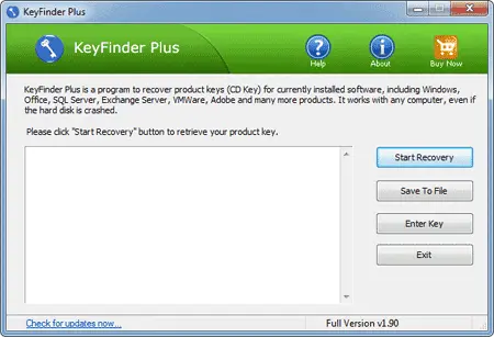 Top Password Key Finder Plus Screenshot 1