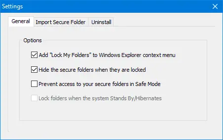 Top Password Lock My Folders Screenshot 2