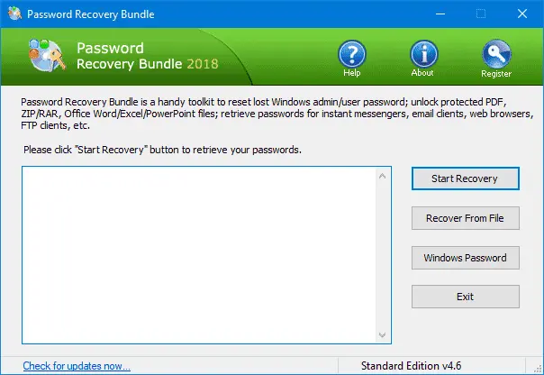 Top Password Password Recovery Bundle Screenshot 1