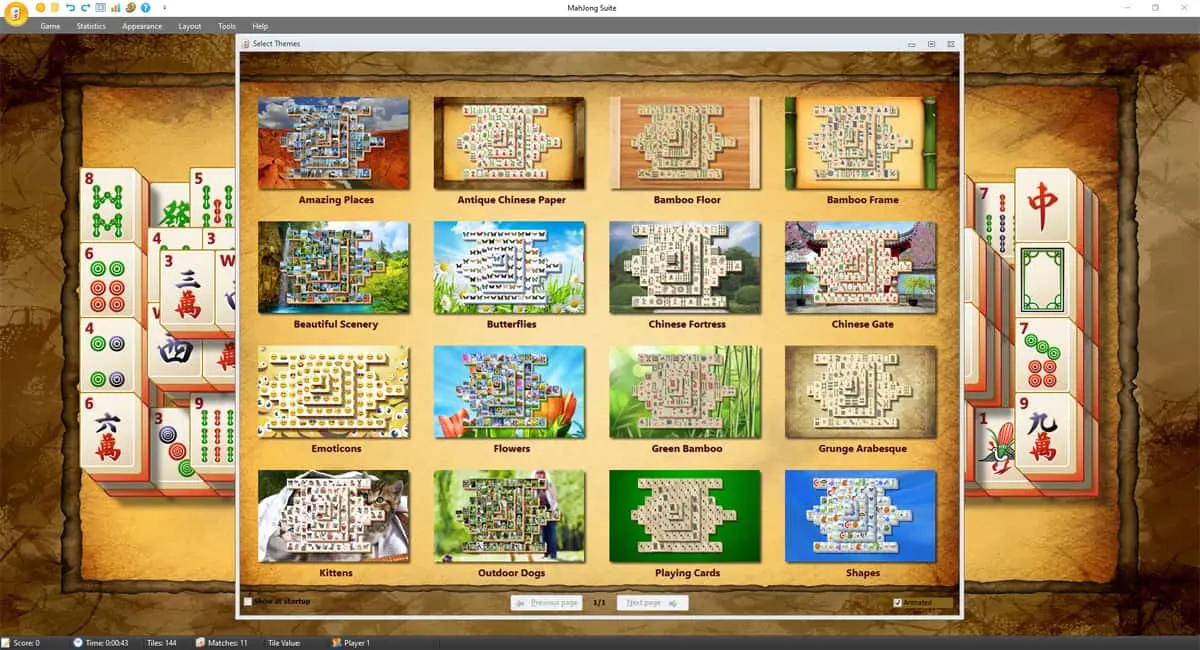 TreeCard Games Mahjong Suite Screenshot 2
