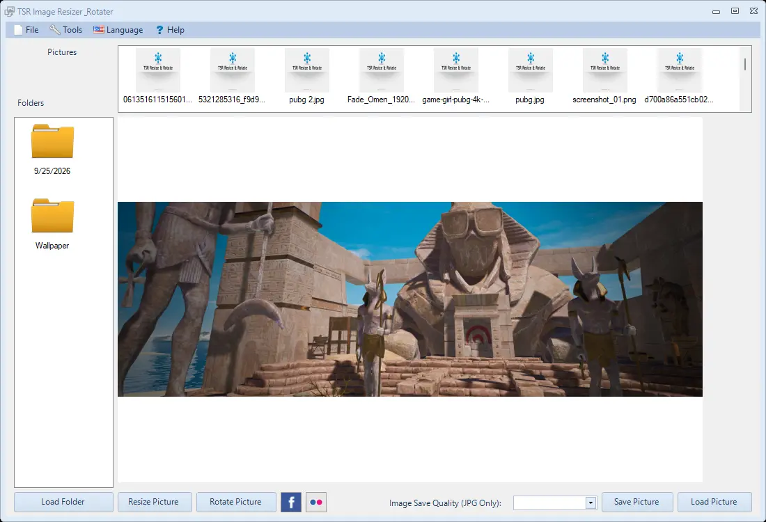 TSR Image Resize and Rotate Screenshot 1