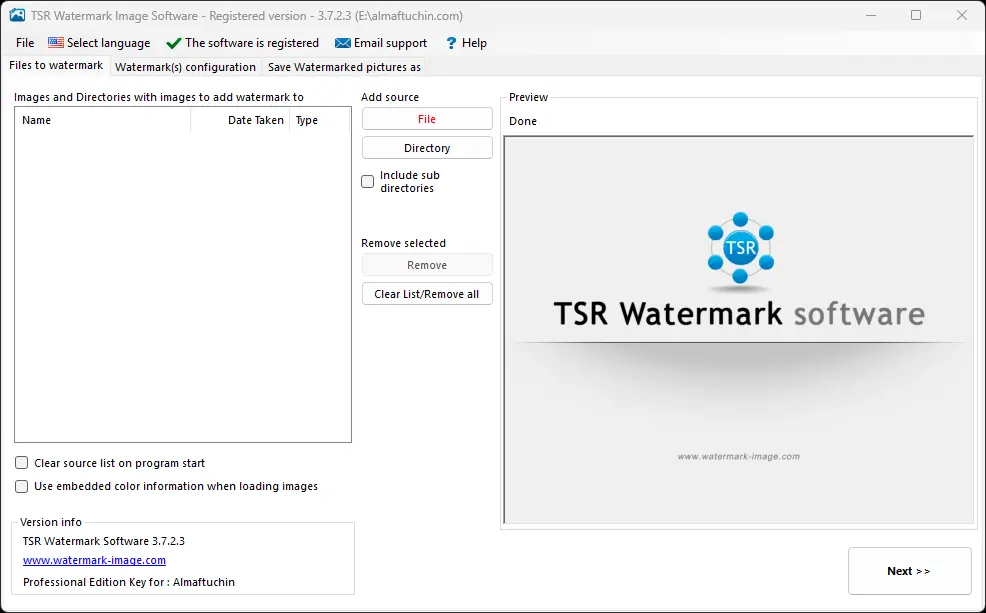TSR Watermark Image Screenshot 2