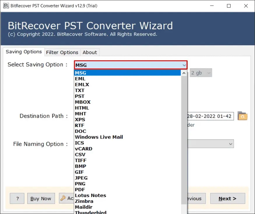 Turgs PST Wizard Screenshot 1