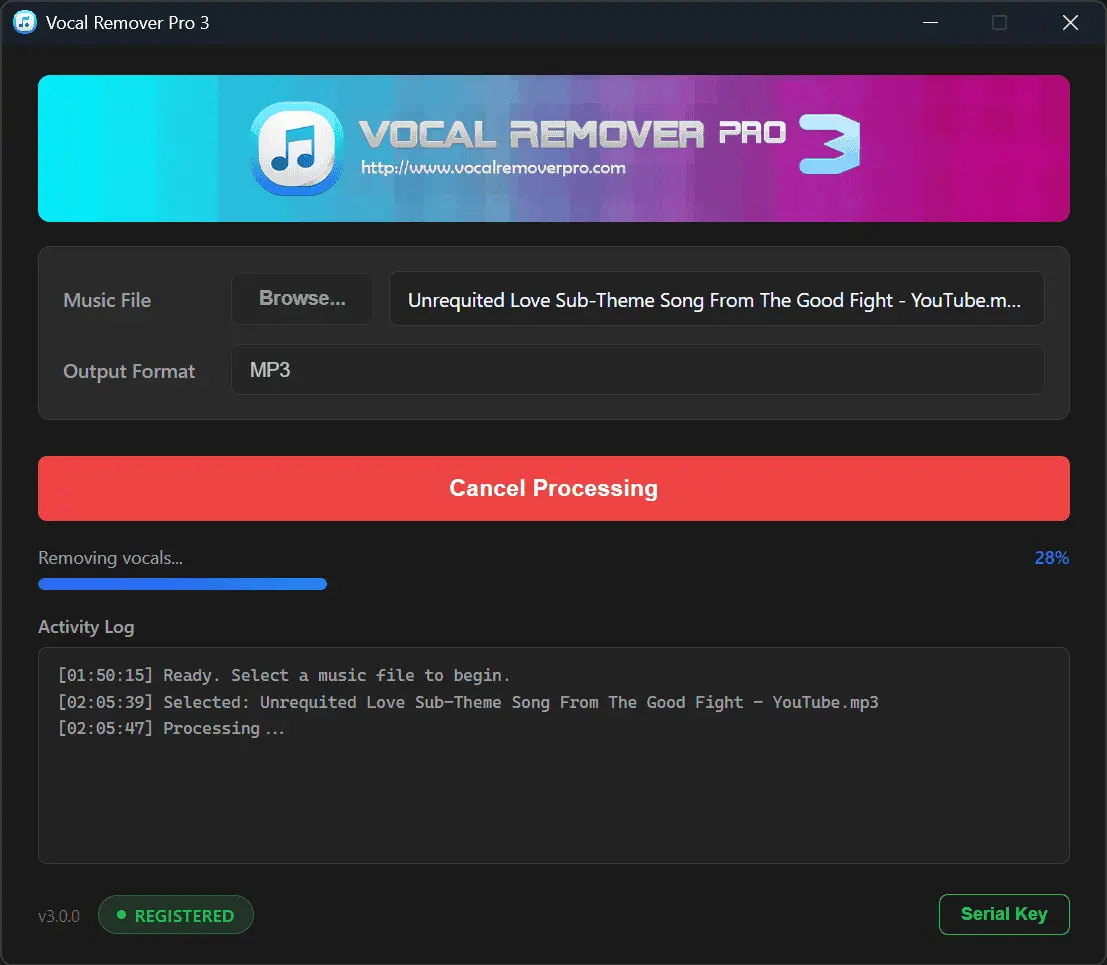 Vocal Remover Pro Screenshot 1