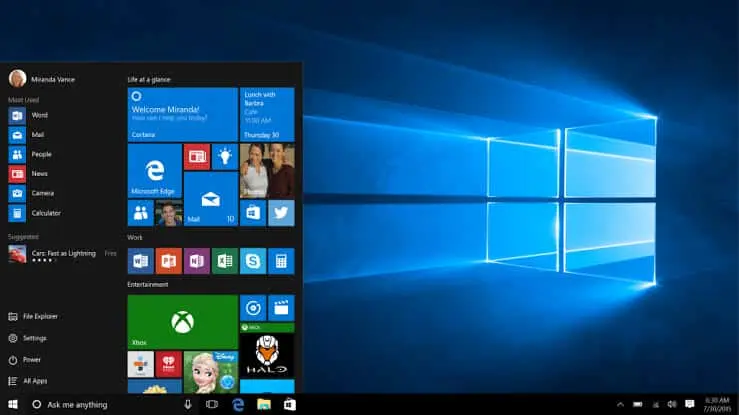 Windows 10 Screenshot 2