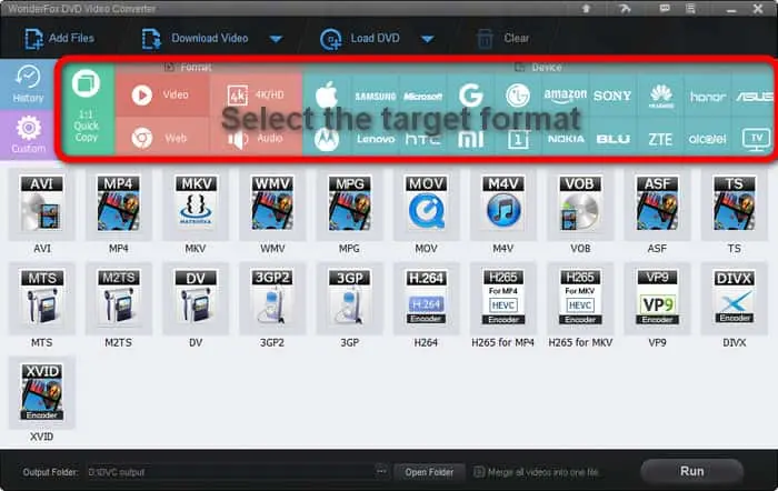 Wonderfox DVD Video Converter Screenshot 2