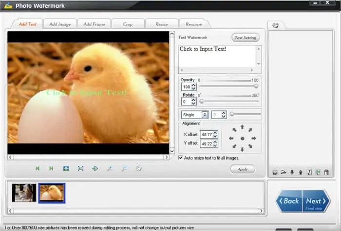 Wonderfox Photo Watermark Screenshot 2