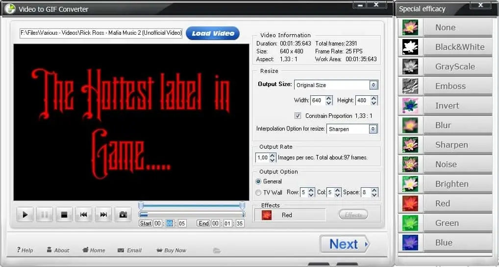Wonderfox Video To GIF Screenshot 2