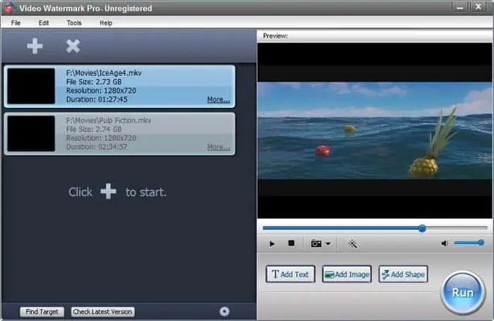 Wonderfox Video Watermark Screenshot 1