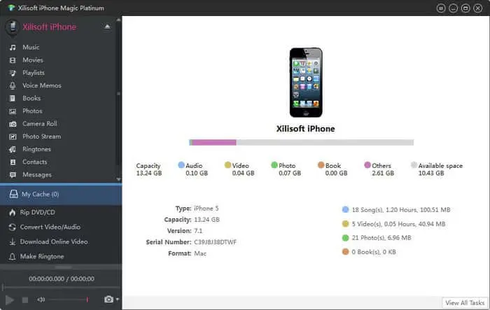 Xilisoft iPhone Magic Screenshot 1