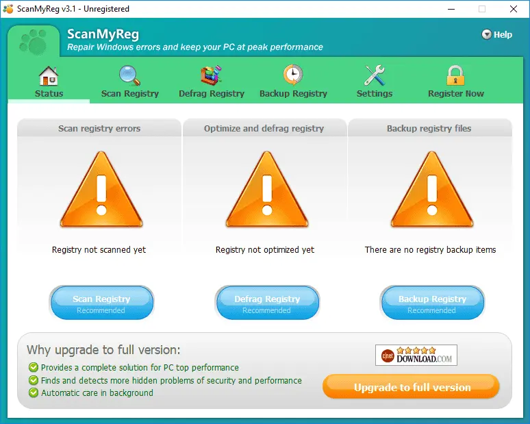 YL Computing ScanMyReg Screenshot 1