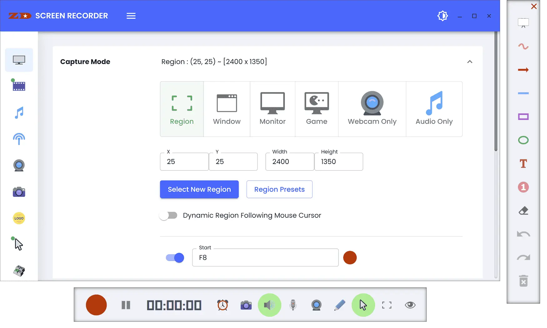 ZD Soft Screen Recorder Screenshot 2